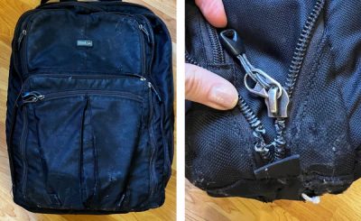 Think Tank Camera Bag Survives 80 MPH Motorcycle Crash