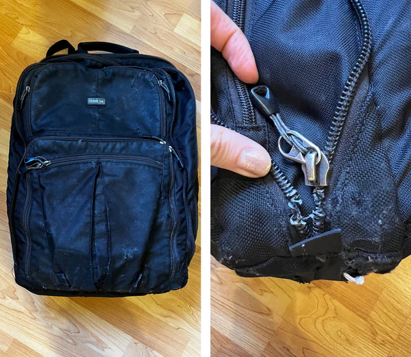 Think Tank Camera Bag Survives 80 MPH Motorcycle Crash